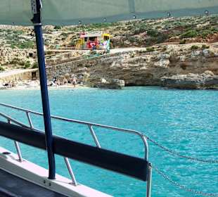 Und noch einmal Blaue Lagune (von der Fähre)