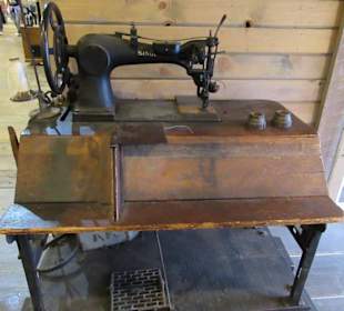 Nähmaschine zum nähen der Netze