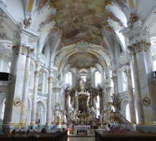 In der Basilika/Wallfahrtskirche Vierzehnheiligen
