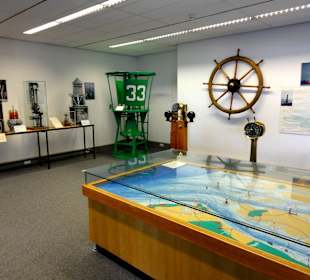 Ausstellung im Erdgeschoss des Radarturmes