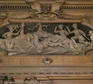 Das Jagdintarsienzimmer in der Veste Coburg