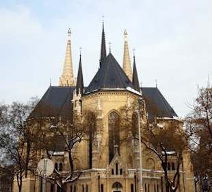 Rosenkirche von hinten