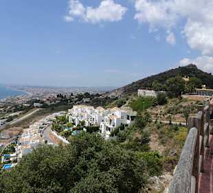 Blick von oben auf Benalmadena
