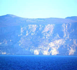 Santorin selbst im Bild Landschaft, Stadt