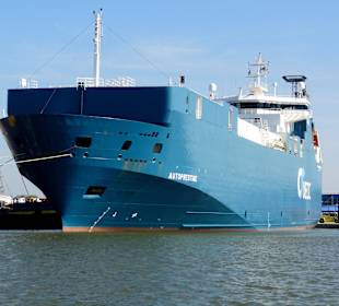 Rundfahrt durch das Autoverladeterminal