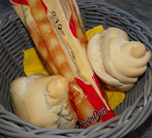 Brotkorb zum Abendessen