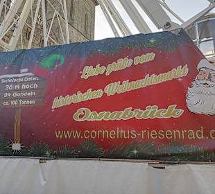Infos zum Riesenrad /  Markt vor dem Dom