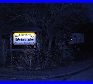 Hinweisschild zur Lokalität