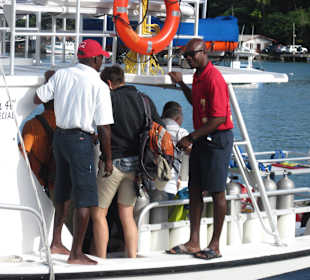 Tauchausflug / St. Lucia