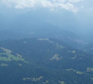 Ausblick von der Sonnenterrasse der Sonnenalm