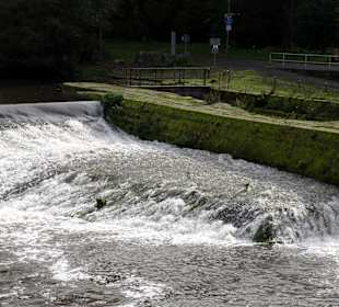 Die Staustufe der Fulda 