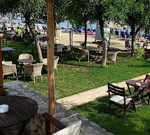 Garten am strand und sonneliegen ohne gebühr