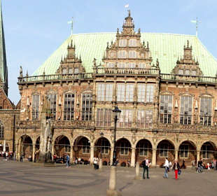 Panorama-Ansicht des Marktplatzes