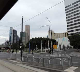 Mit  der City CircleTram in Melbourne unterwegs