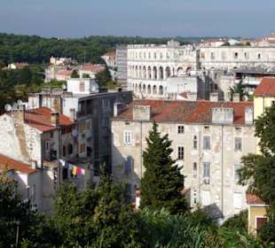 Blick auf Amphitheater