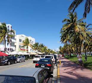 Blick auf den Ocean Drive