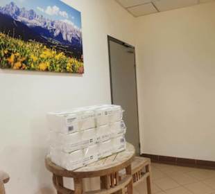 Toiletten im Untergeschoss