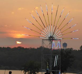 Sonnenuntergang am Lake Mabprachan