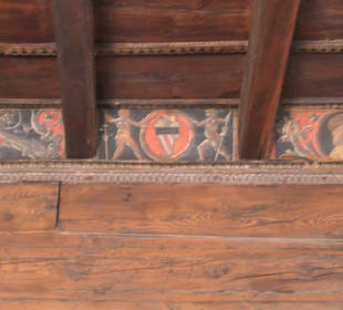 In der Eingangshalle vom Palazzo Geremia