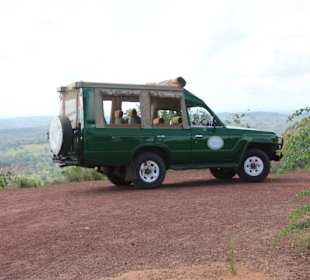 Jeep bei weiterer Tour in die Shimba Hills