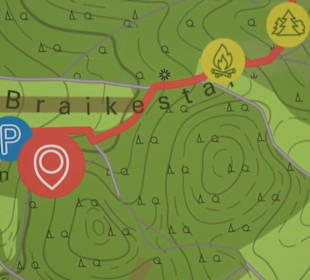 Wanderparkplatz Braikestal