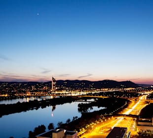 Skyline in the evening