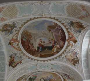 Barockdecke der Klosterkirche Sießen
