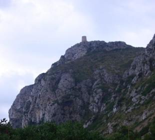 Aussichtsturm in weiter Ferne