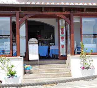 Eingang zum Hauptrestaurant