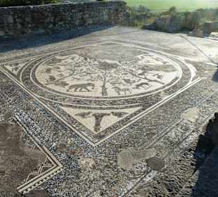 Mosaik mit Tiermotiven 