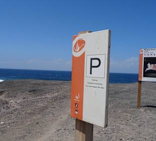 Ausgewiesener Parkplatz