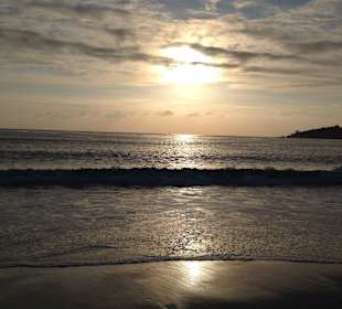 Sonnenuntergang am Strand von Carmel