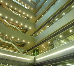 Blick vom Atrium in die Höhe