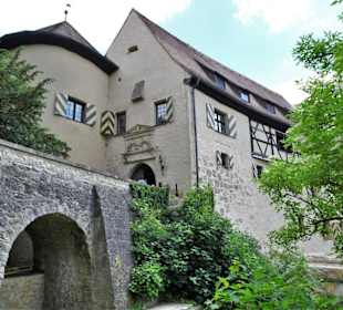 Außenansicht der Burg Rabenstein