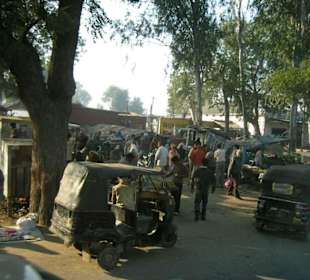 Tuk Tuk vor dem Taj Mahal