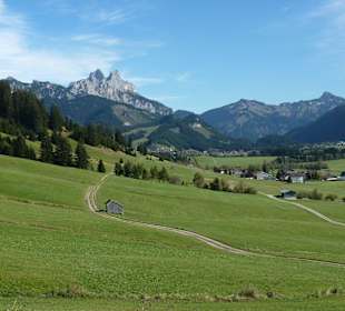 Tannheimer Tal mit Rote Flüh und Gimpel