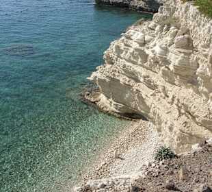 Ministrand - durch Schwimmen erreichbar