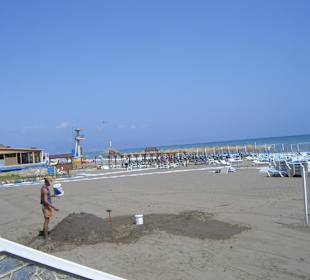 Blick auf den Strand