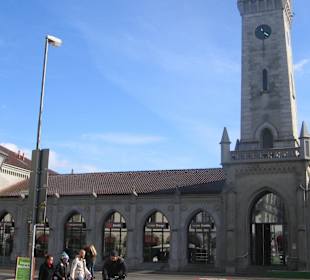 Blick zum Bahnhof