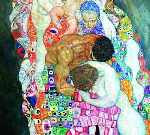 Gustav Klimt, Tod und Leben (Detail)