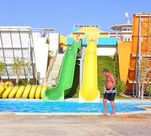 Teil der Rutschanlage