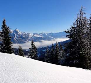 Abfahrt vom Kohlmaiskopf