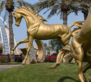 Auffahrt Goldene Pferde 