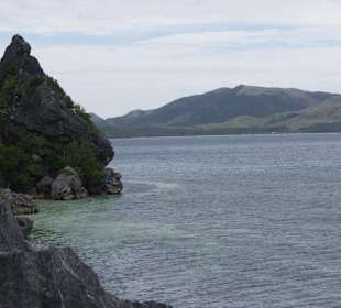 In der Blue Lagoon Bucht auf Sawa - i - Lau