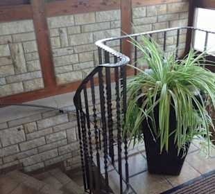 Treppenhaus zur Toilette