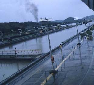 Blick in Richtung Pazifik bzw. Panama City