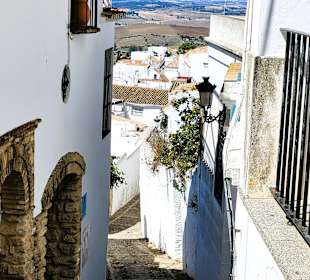 Steiler Abstieg nach unten