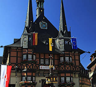 Historisches Fachwerk: Rathaus Wernigerode