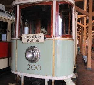 Im Museum des öffentlichen Peronennahverkehrs