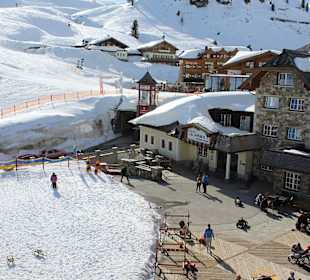 Mit einem Teil der Kinderskischule